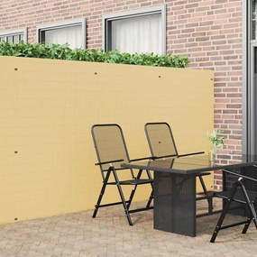 Cerca de jardim dupla face amarelo 1,8x5 m PVC