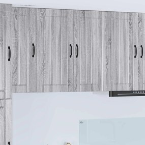 vidaXL Armário de Cozinha Cinza Sonoma 80 x 31 x 80 cm