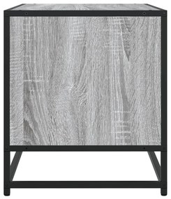 Móvel TV 120,5x40x46 cm derivados madeira/metal cinzento sonoma