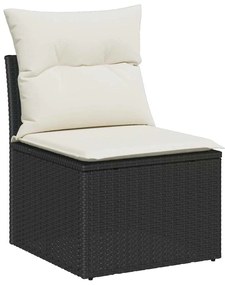 Conjunto de Sofá de Jardim com 7 Peças e Almofadas - Vime Polyrattan P