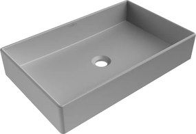 Mexen Goya lavatório de bancada 60 x 37 cm, cinza claro mate - 22186061