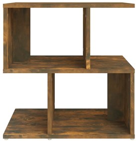 Mesa cabeceira 2pcs 50x30x51,5cm deriv. madeira carvalho fumado