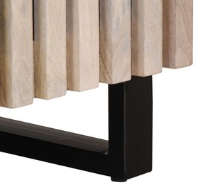Móvel de TV 100x34x46 cm madeira de mangueira maciça