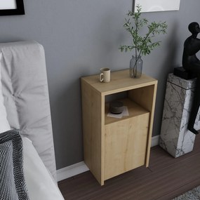 Mesa de Cabeceira Carlin – Carvalho – 36 cm x 25,3 cm x 61,4 cm