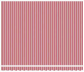 Toldo Retrátil Manual Listrado Vermelho e Branco 400x300 cm