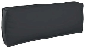vidaXL Conjunto de Almofadas de Palete 2 Peças Preto Tecido Oxford