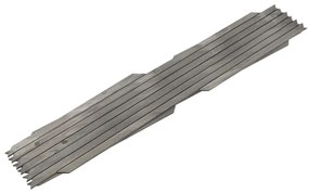 Cercas em treliça 5 pcs 180x60 cm abeto maciço cinzento