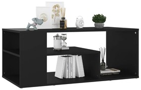 Mesa de centro 100x50x40 cm derivados de madeira preto