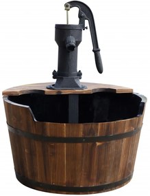 Ubbink Elemento aquático barril de madeira
