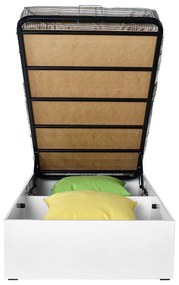 Estrutura de Cama Hidráulica/Otomana "President" - 90x190 cm - Branco
