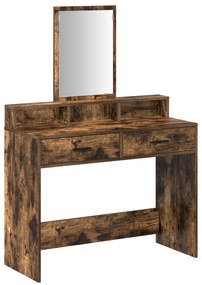 Carvalho Fumado Madeira Sólida 100 x 41 x 140 cm