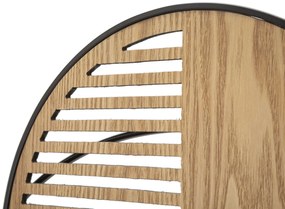 PAINEL DE PAREDE DE FERRO WOODY 134X4X69,2 CM MULTICOLORIDO