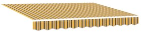 Toldo Retrátil Manual Azul Marinho 300x250 cm Tecido e Metal