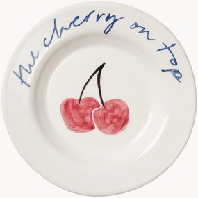 Prato de sobremesa pintado à mão Cherry