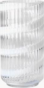 Jarra em vidro artesanal Lyngby, Alt 16 cm
