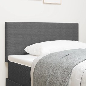 Cabeceira vidaXL Design Simples Cinza Claro 100 cm Tecido Corda