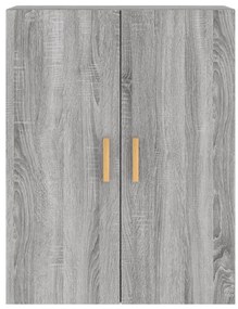 Móveis de parede 2 pcs derivados de madeira cinzento sonoma