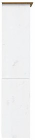 Estante BODO 5 prateleiras 82x40x173 cm pinho maciço castanho