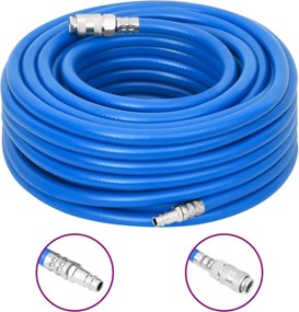 vidaXL Mangueira de ar 0,7" 5 m PVC azul