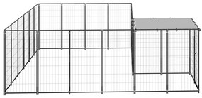Canil 8,47 m² aço preto