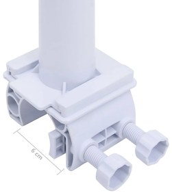Enrolador para cobertura de piscina com base de plástico