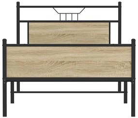 Estrutura cama s/ colchão derivados de madeira carvalho sonoma