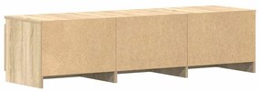 Móvel de TV 140x40x35,5 cm derivados de madeira carvalho sonoma