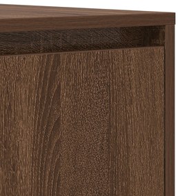 Sideboard Castanho Carvalho 120x41x75 cm Madeira engenheirada