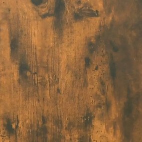 Sapateira de parede 70x35x38 cm pinho maciço carvalho fumado