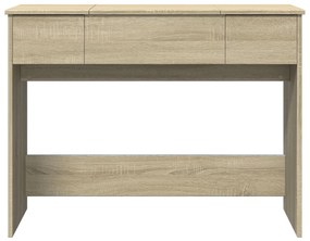 Toucador com espelho 100x45x76 cm cor carvalho sonoma