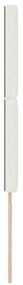 Cabeceira vidaXL Design Simples Creme 90 cm Tecido Corduroy