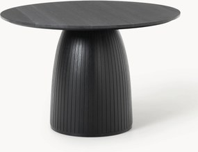 Mesa de jantar redonda com tampo em mármore Nelly, Ø 115 cm