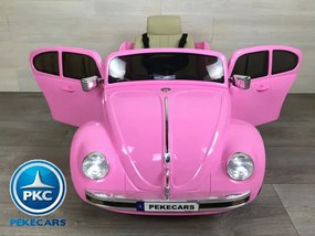 Vw Carocha Clássico Rosa 12V 2.4G