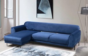 Sofá-cama de canto Image Corner – Azul Marinho – 287 cm x 169 cm