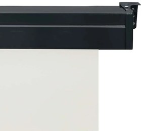 Toldo lateral para varanda 100x250 cm creme