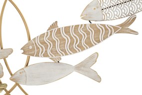 DECORAÇÃO DE PAREDE FISHY MOVE CM 142,9X5X61,6 MULTICOLORIDA
