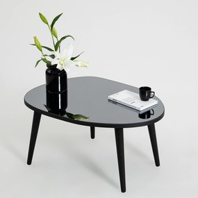 Mesa de Centro Gusto – Preto Fumado – 75x38x55 cm