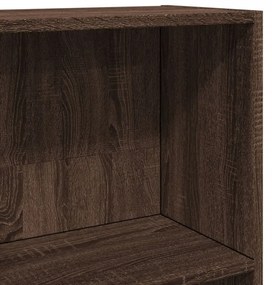 Estante 40x24x176 cm derivados de madeira carvalho castanho