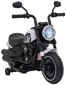 Mota elétrica para crianças 6V, Chopper FASTER, 2 a 5 anos Branca