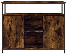 Aparador 100x35x80 cm derivados de madeira carvalho fumado