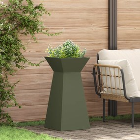 Suporte para Plantas Verde Azeitona Metal 35 x 35 x 73 cm