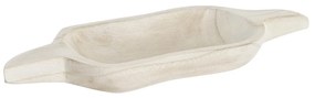 Bandeja de Aperitivos Dkd Home Decor Marrom Claro Tropical (38 X 15 X 4 cm)