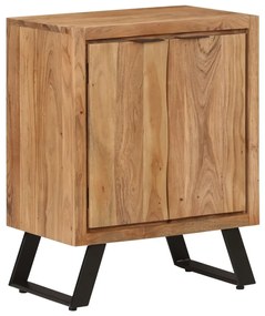 Aparador c/ 2 portas 55x36x72 cm madeira de acácia maciça