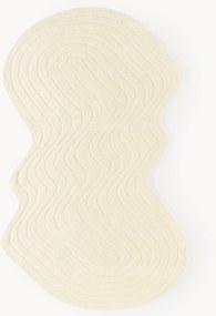 Tapete em lã artesanal com forma orgânica Aliza