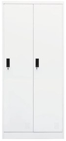 Roupeiro 80x50x180 cm aço branco
