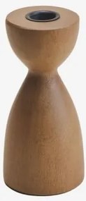 Candelabro Em Madeira De Manga Varea ↑15 Cm & Madeira De Manga Rústica - Sklum