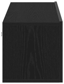 Móvel de TV 120x30x30,5cm derivados de madeira carvalho preto