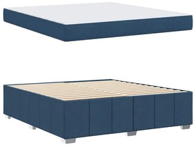Estrutura da Cama Azul 180 x 200 cm tecido