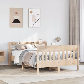 Cama sem colchão 120x190 cm madeira de pinho maciça