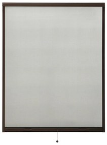 148734 vidaXL Tela anti-insetos de descer para janelas 140x170 cm antracite